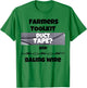 Farmers toolkit duct tape and baling wire funny sarcastic q T-Shirt - T-Shirt | Irish Green