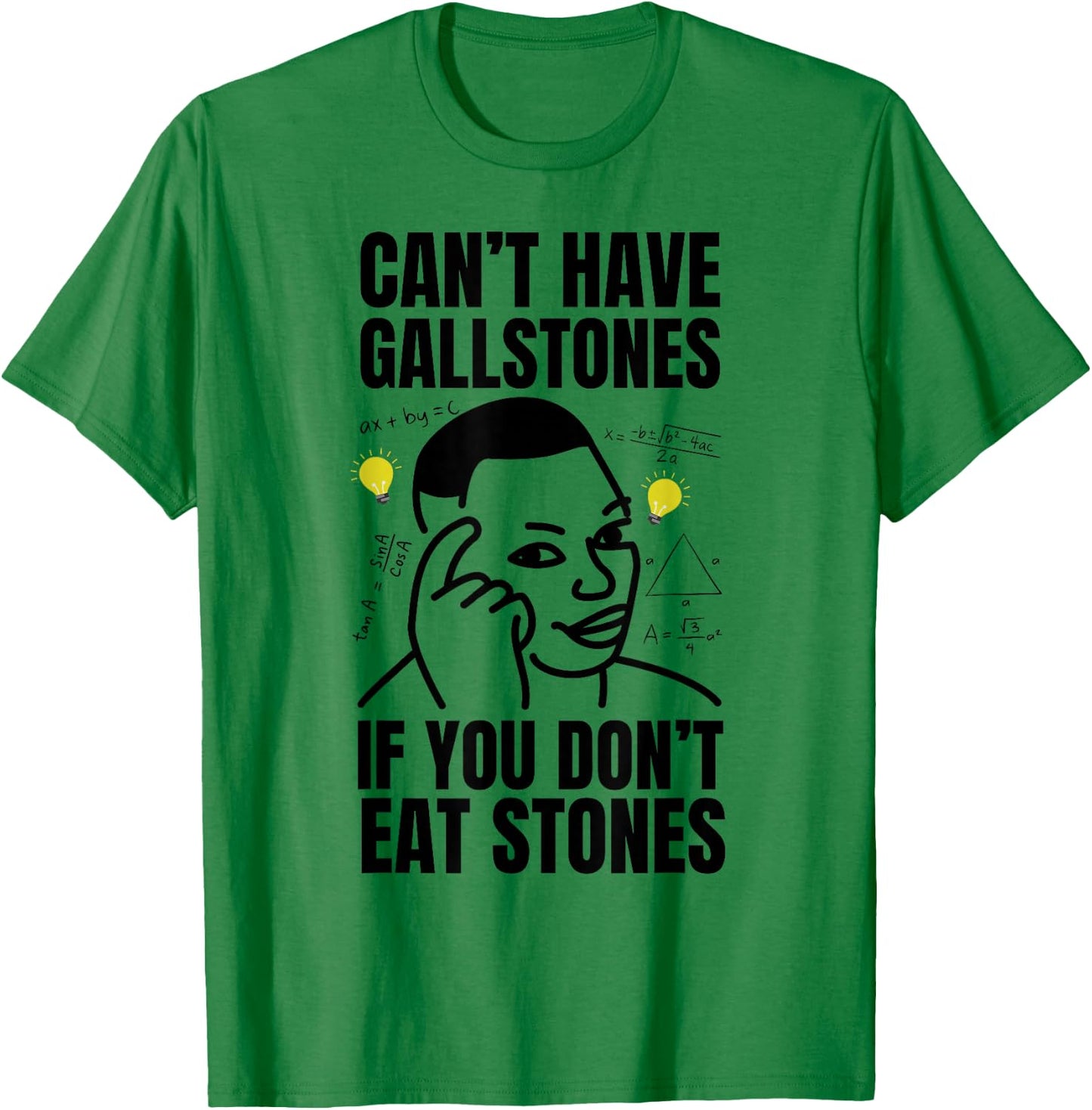 Funny Gallstones Removal Surgery and Gallstone T-Shirt - T-Shirt | Irish Green