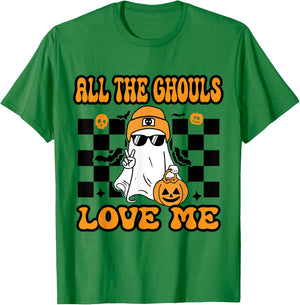 All The Ghouls Love Me Halloween Costume Toddler Boy baby T-Shirt - T-Shirt | Irish Green