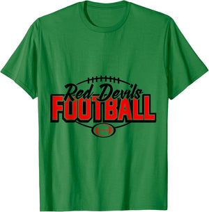 Red Devils Football! T-Shirt - T-Shirt | Irish Green