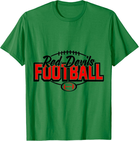 Red Devils Football! T-Shirt - T-Shirt | Irish Green