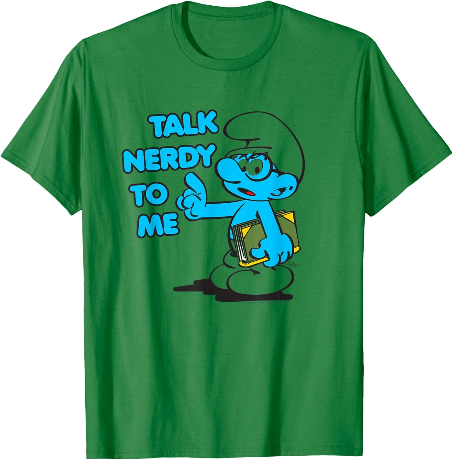 The Smurfs Talk Nerdy to Me T-Shirt - T-Shirt | Irish Green