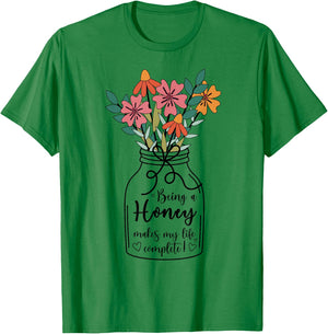 Honey Grandma Appreciation Honey Grandmother T-Shirt - T-Shirt | Irish Green
