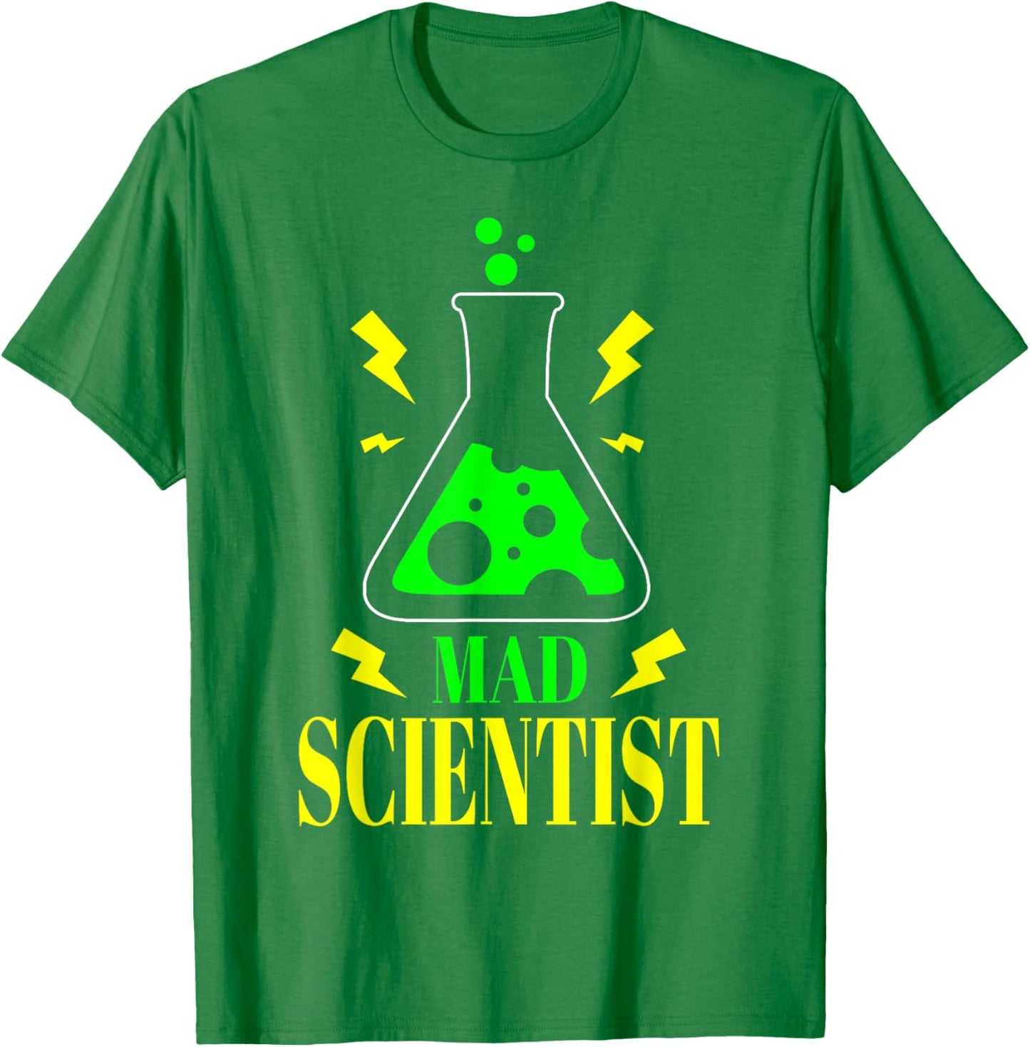 Mad Scientist Science Teacher Halloween Costume Laboratory T-Shirt - T-Shirt | Irish Green