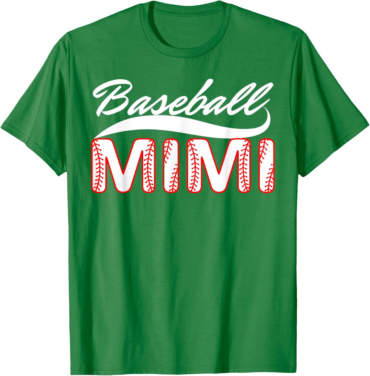 Baseball Mimi Women Family Matching Mimi Baseball Mother T-Shirt - T-Shirt | Irish Green