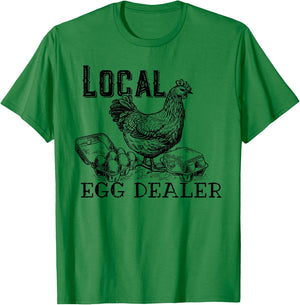 Local Egg Dealers, Support Your Local Egg Dealers T-Shirt - T-Shirt | Irish Green