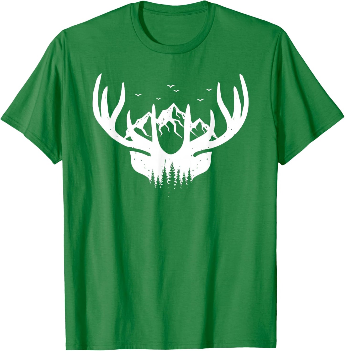 Hunter Orange Deer Hunting T-Shirt - T-Shirt | Irish Green