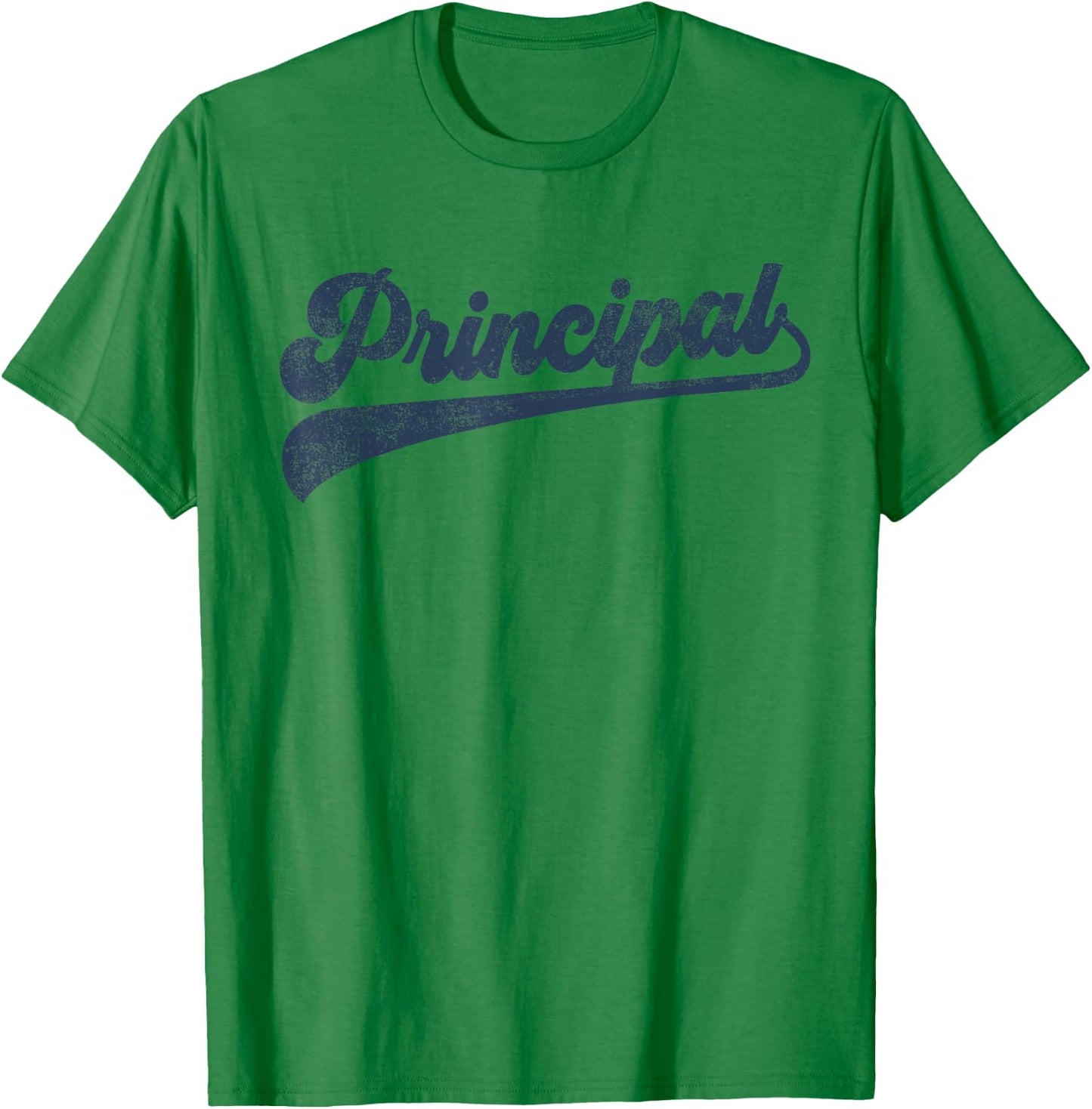 Principal Cute Vintage Graphic School Principal Appreciation T-Shirt - T-Shirt | Irish Green