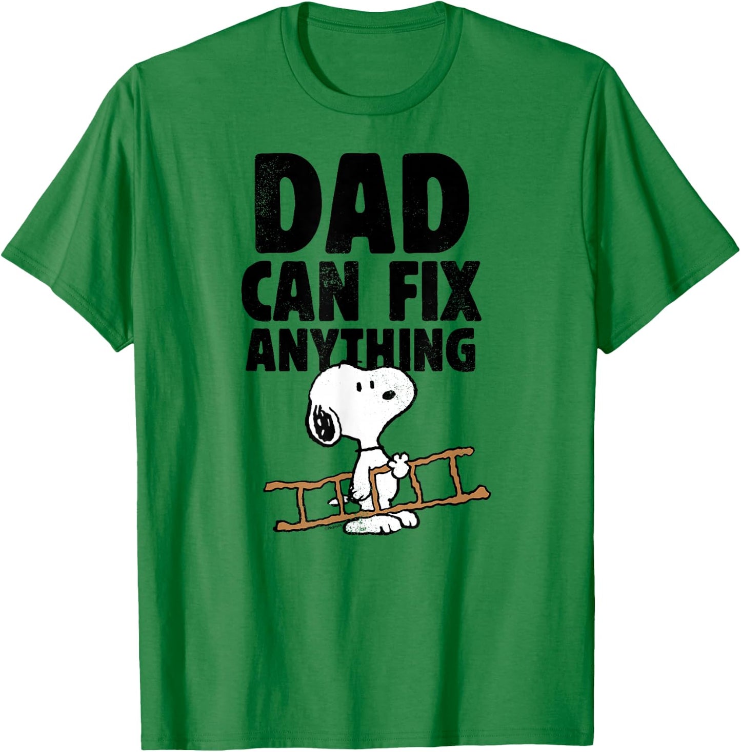 Peanuts - Snoopy Dad Can Do Anything T-Shirt - T-Shirt | Irish Green