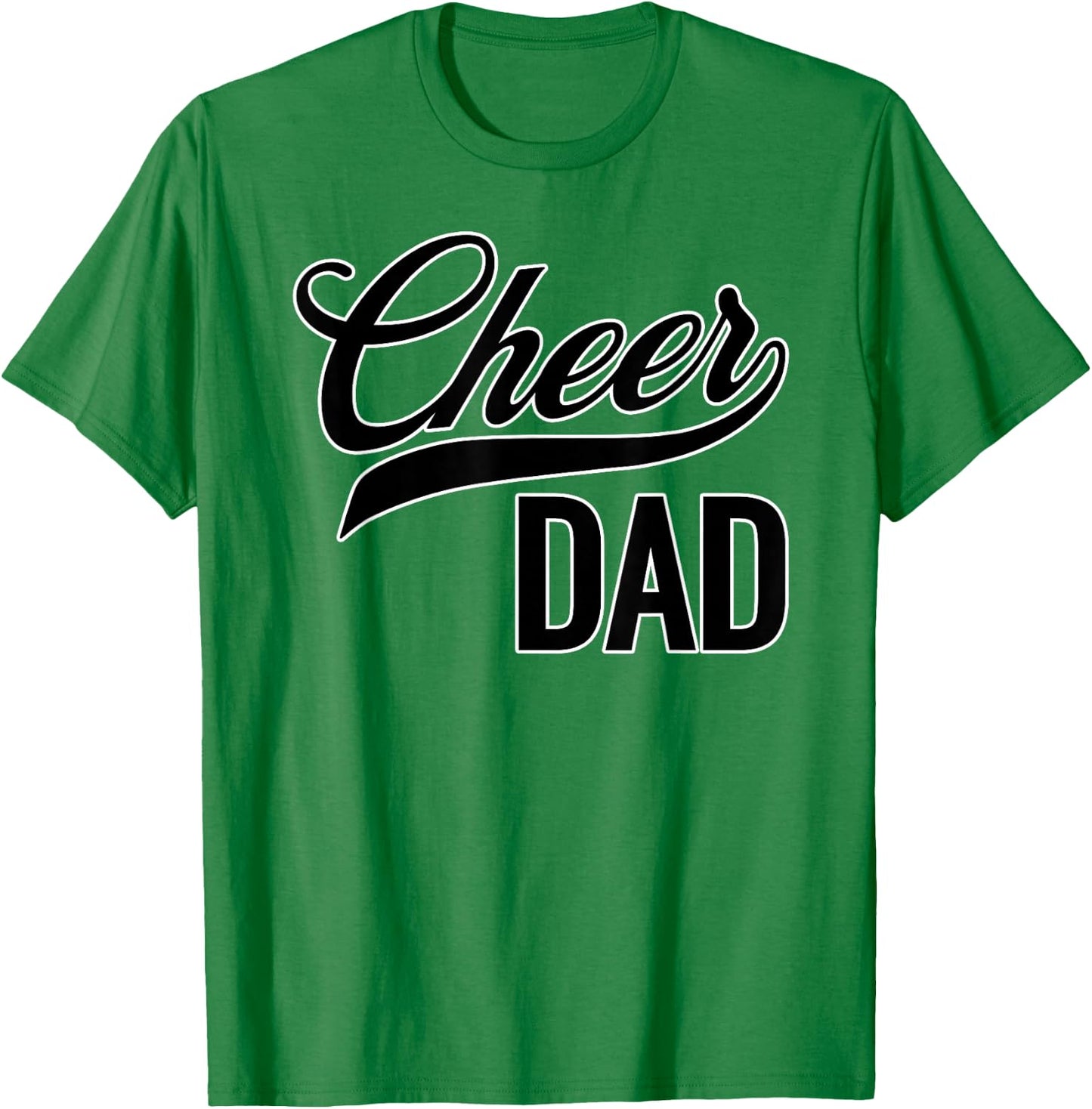 Cheer Dad Red and Black White Cheerleading Matching Parents T-Shirt - T-Shirt | Irish Green