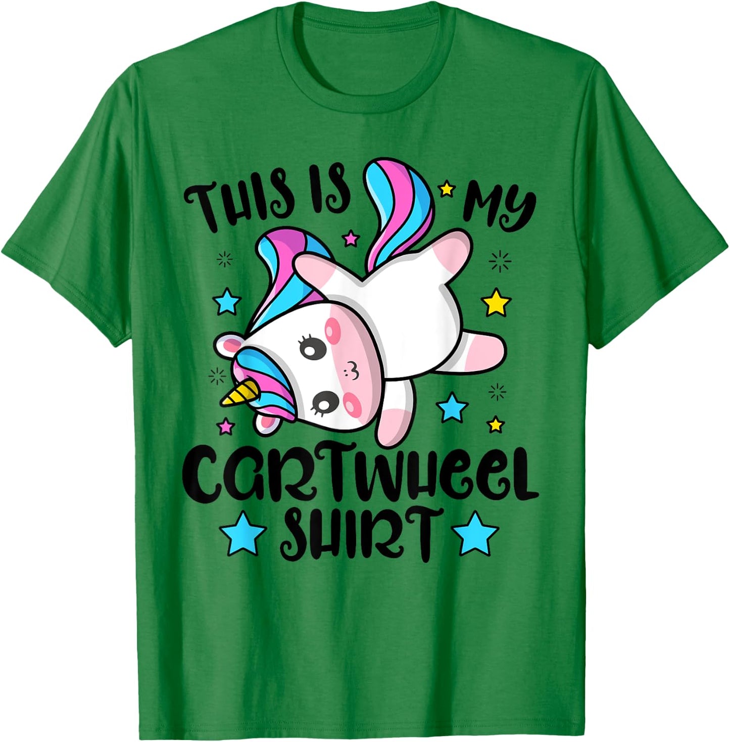 Gymnast This Is My Cartwheel Gymnastics Girls Boys Sports T-Shirt - T-Shirt | Irish Green