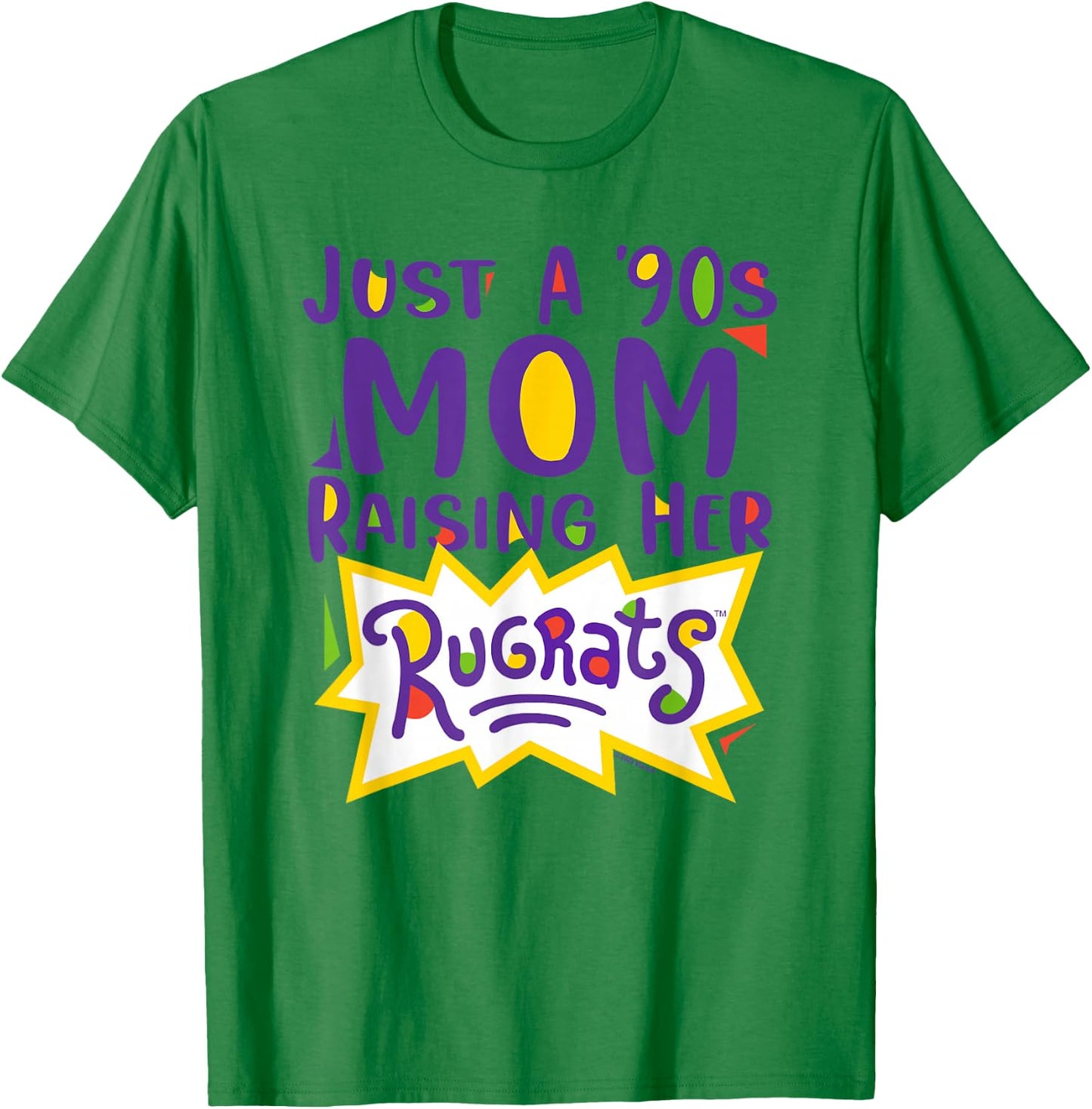 Rugrats Mother's Day Just a 90's Mom T-Shirt - T-Shirt | Irish Green