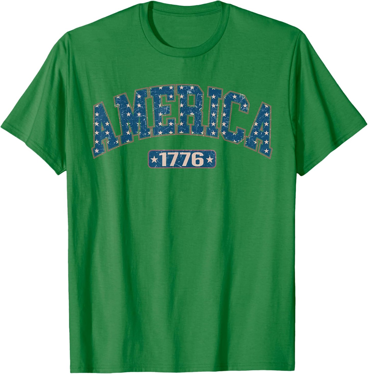 Happy 4th Of July Patriotic American US Flag 4th Of July T-Shirt - T-Shirt | Irish Green