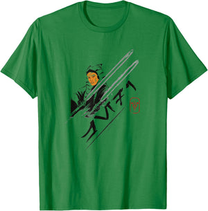Star Wars: Ahsoka Aurabesh Jedi Outline T-Shirt - T-Shirt | Irish Green