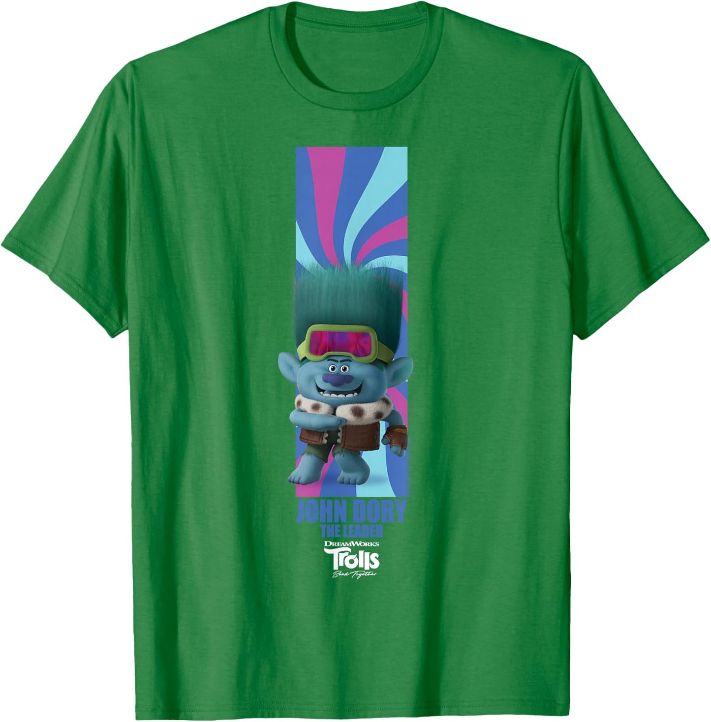 DreamWorks Trolls Band Together BroZone John Dory T-Shirt - T-Shirt | Irish Green