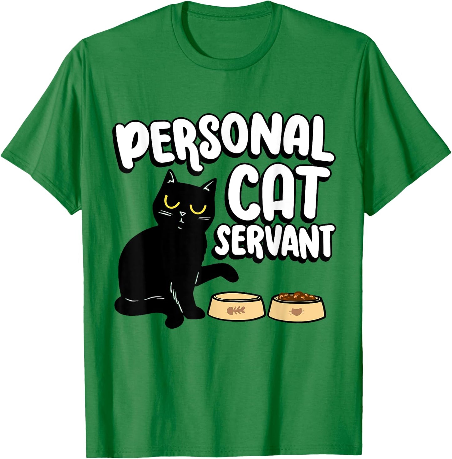 Introvert Cat Animal Lover Pet Owner Groomer Personal Cat Servant Cat Food Eater Funny Fur Kitten -Adults, Kids Blue Animal Print Short Sleeve T-Shirt - T-Shirt | Irish Green