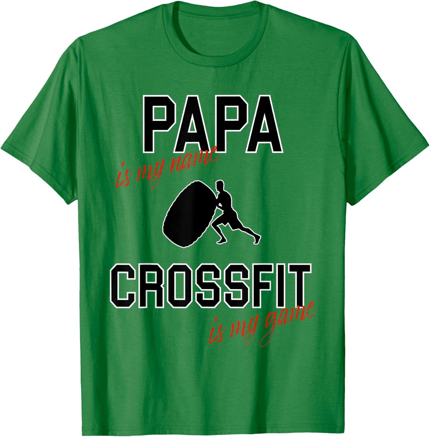 Funny Dad Gifts - Future Dad Crossfit Game T-Shirt - T-Shirt | Irish Green