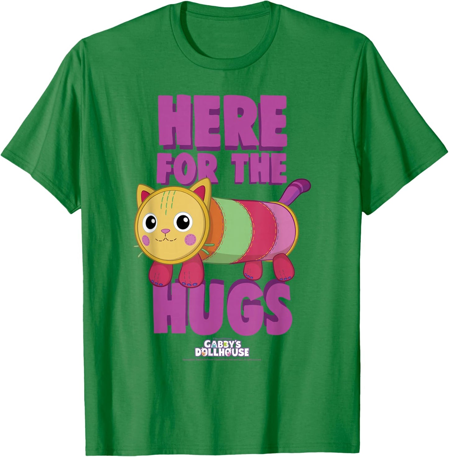 DreamWorks Gabby's Dollhouse Valentine's Day Pillow Cat T-Shirt - T-Shirt | Irish Green