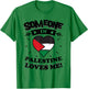 Someone In Palestine Loves Me Palestinian Flag Heart T-Shirt - T-Shirt | Irish Green