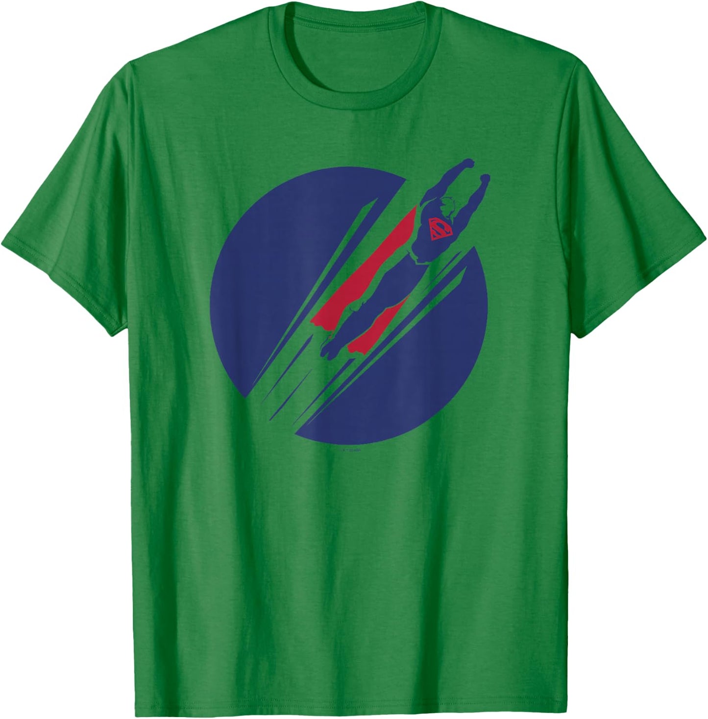 DC Comics Superman Graphic Flying Logo T-Shirt - T-Shirt | Irish Green