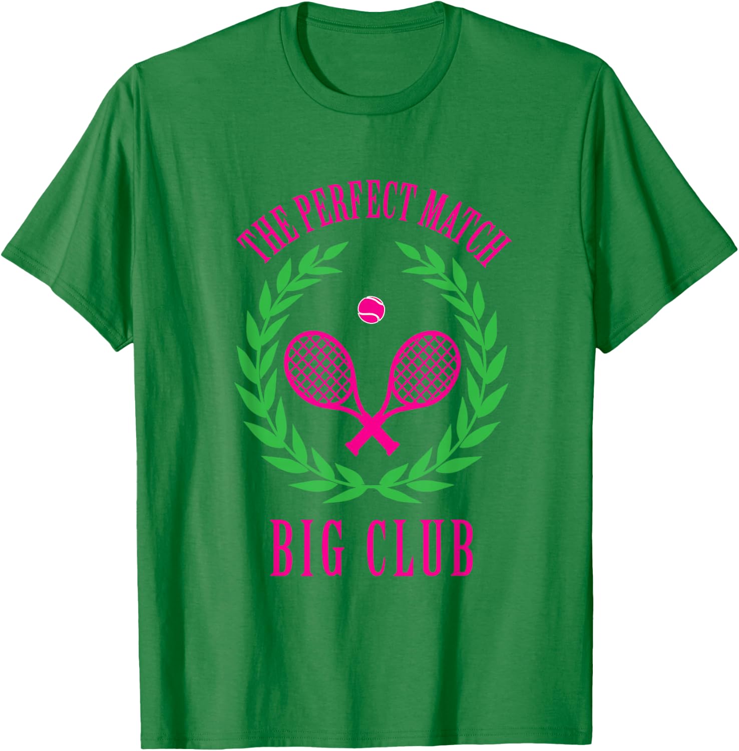 Tennis Match Club Little / G Big Sorority Reveal T-Shirt - T-Shirt | Irish Green