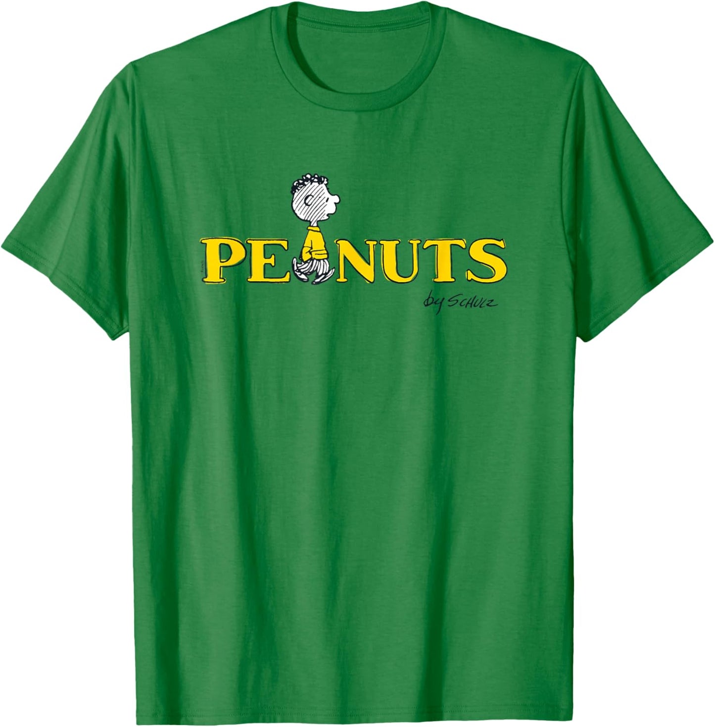 Peanuts - Franklin Peanuts Logo T-Shirt - T-Shirt | Irish Green