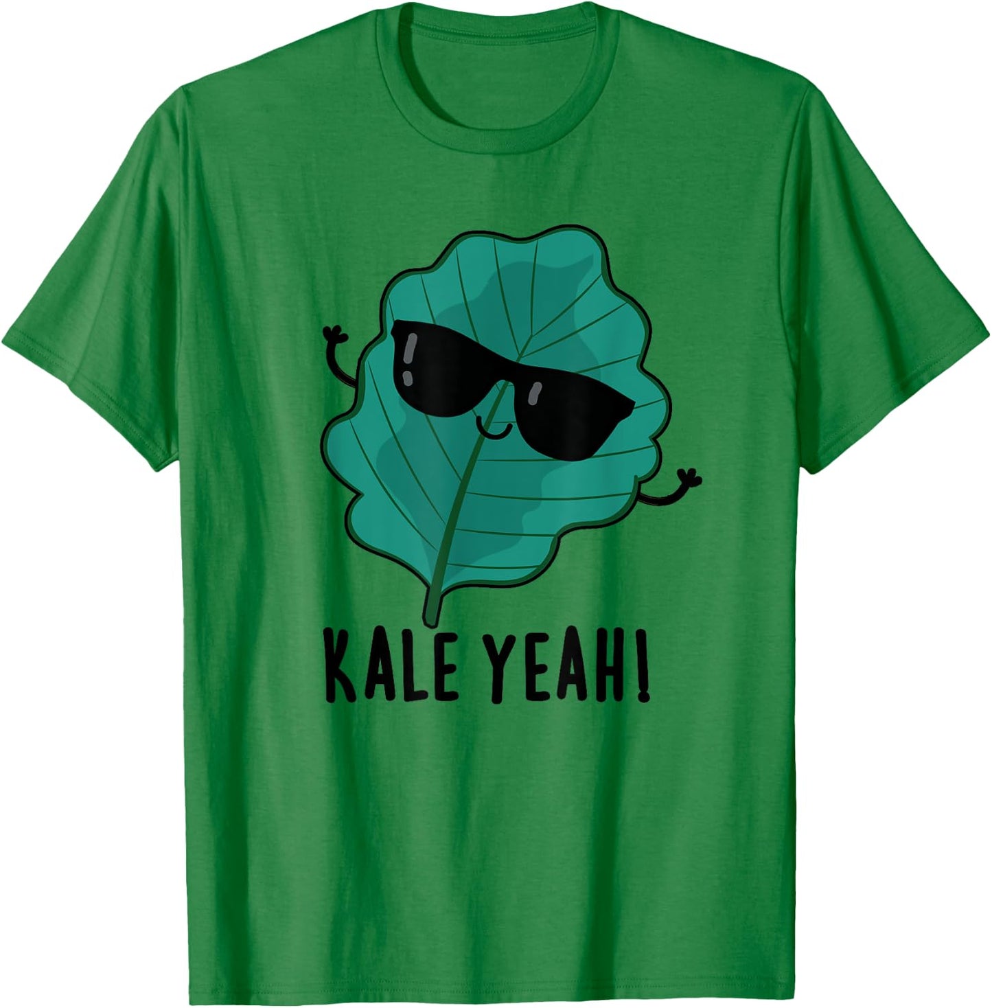 Kale Yeah Funny Vegetable Pun T-Shirt - T-Shirt | Irish Green