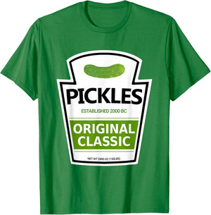 Lazy Costume Pickle Jar T-Shirt - T-Shirt | Irish Green
