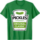 Lazy Costume Pickle Jar T-Shirt - T-Shirt | Irish Green