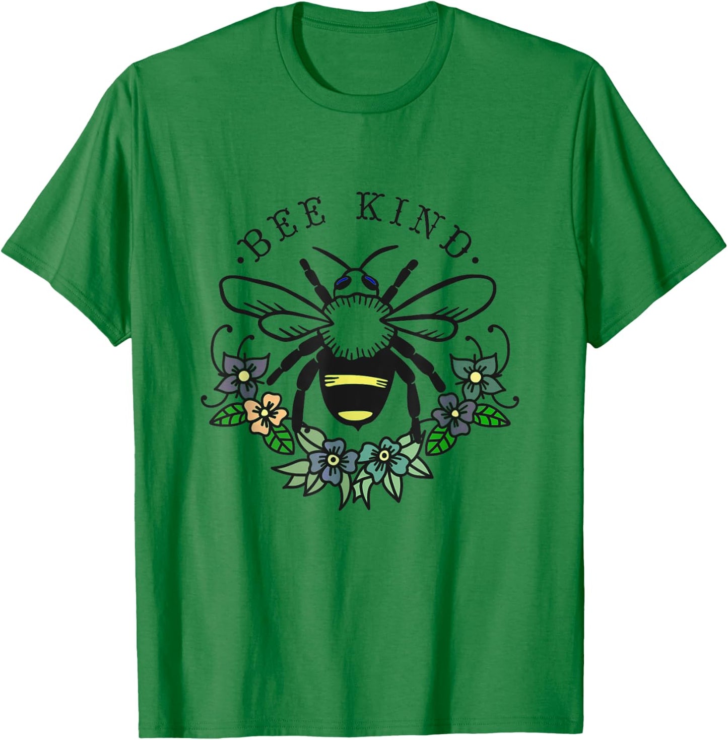 Bee Kind T-Shirt - T-Shirt | Irish Green