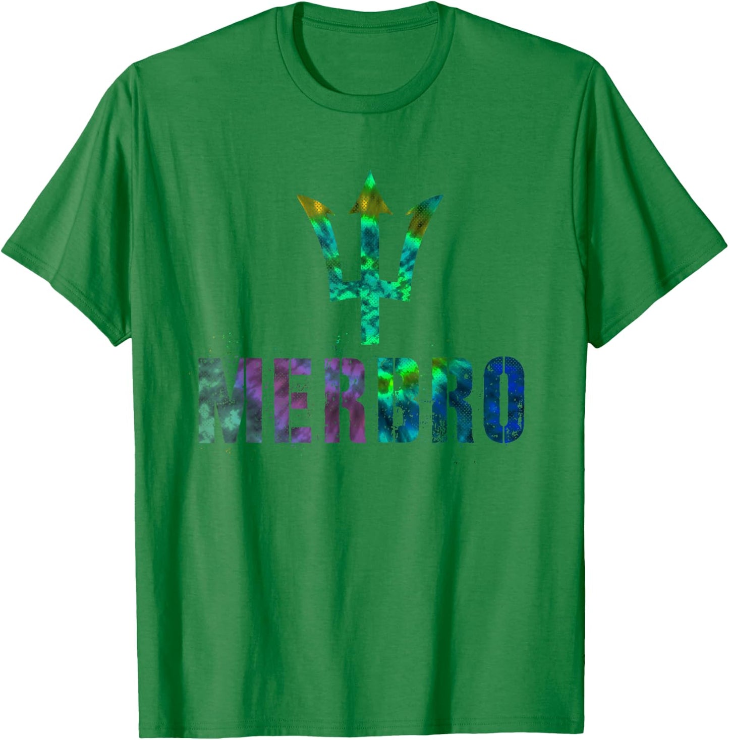 Cool MERBRO Mermaid Bro Cruise Kids Brother Vacation Beach T-Shirt - T-Shirt | Irish Green