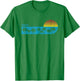 Vintage Kauai Hawaii Palm Trees Graphic Souvenir T-Shirt - T-Shirt | Irish Green