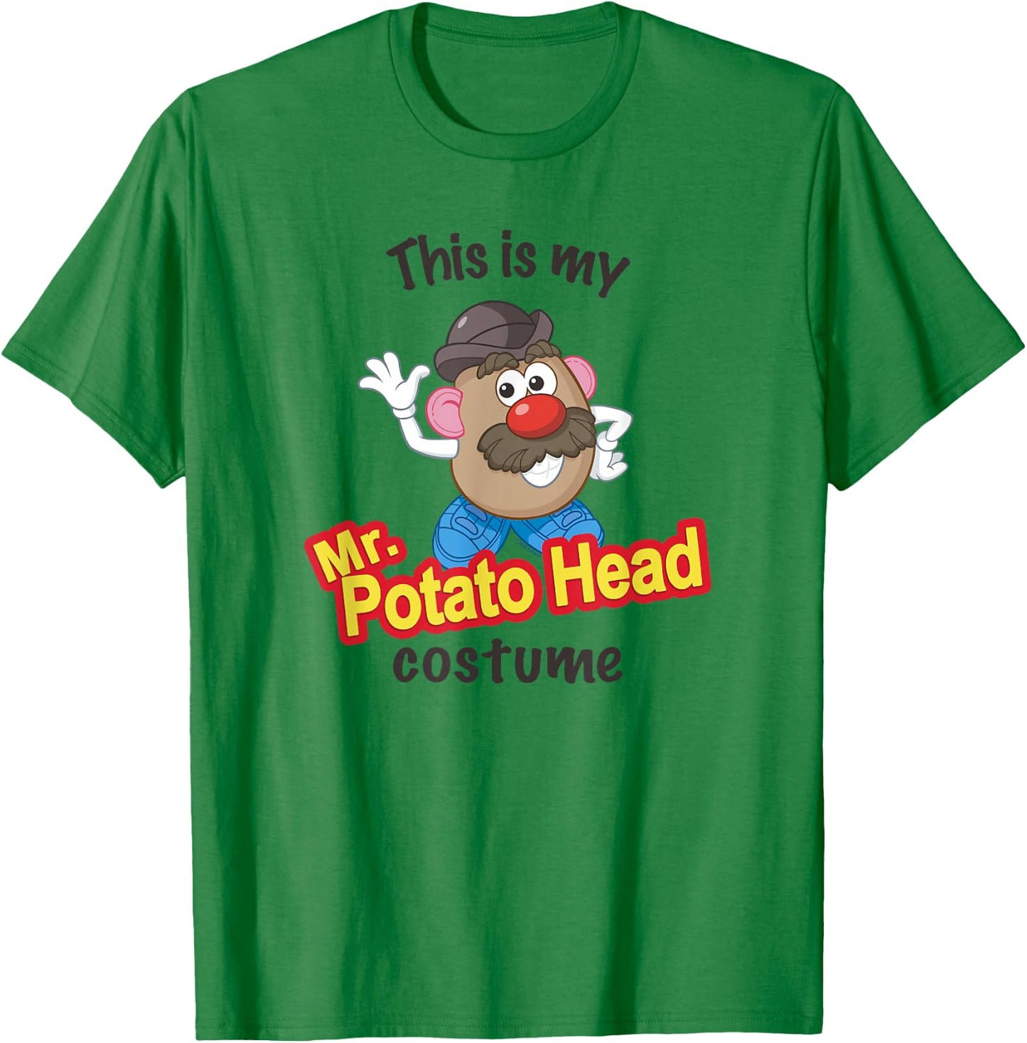 Mr. Potato Head Halloween This Is My Mr. Potato Head Costume T-Shirt - T-Shirt | Irish Green