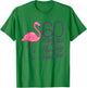 Flamingo Milestone 60 Years Flamingo 60th Birthday T-Shirt - T-Shirt | Irish Green