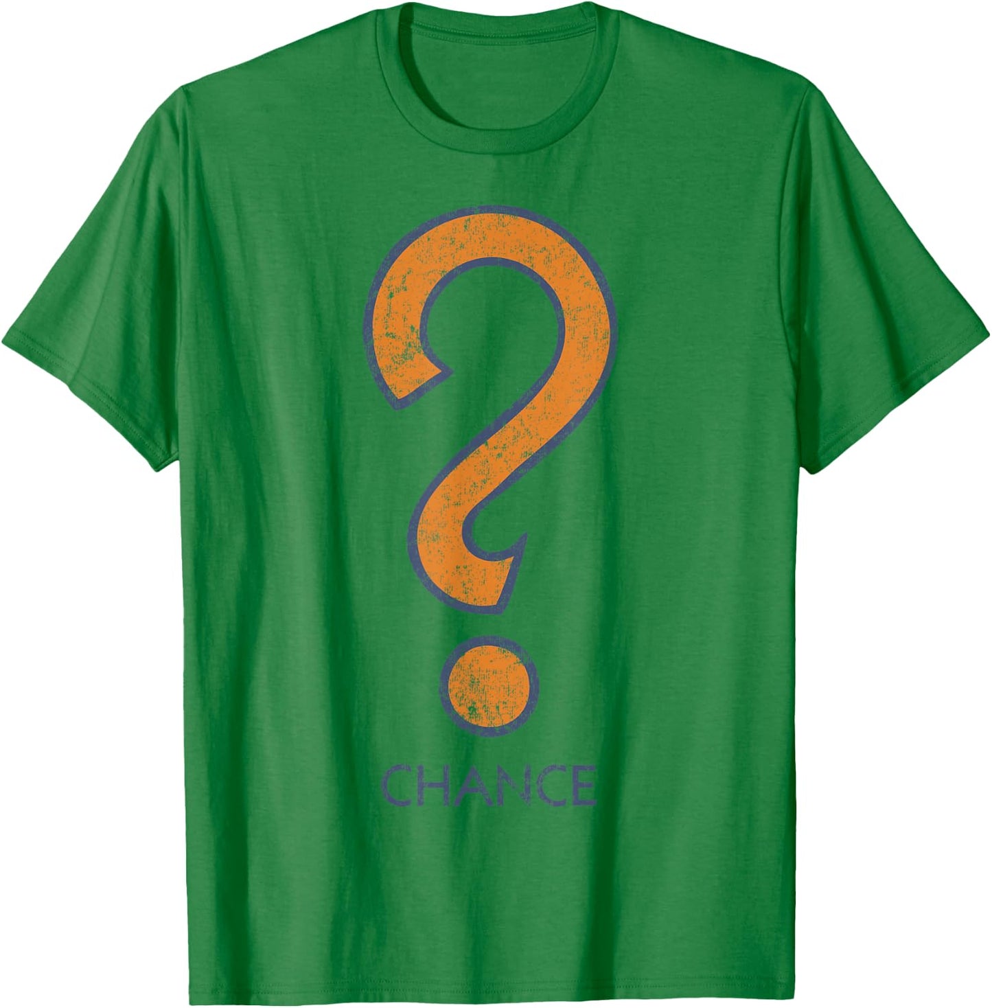 Monopoly Clue Chance Question Mark Symbol Logo T-Shirt - T-Shirt | Irish Green
