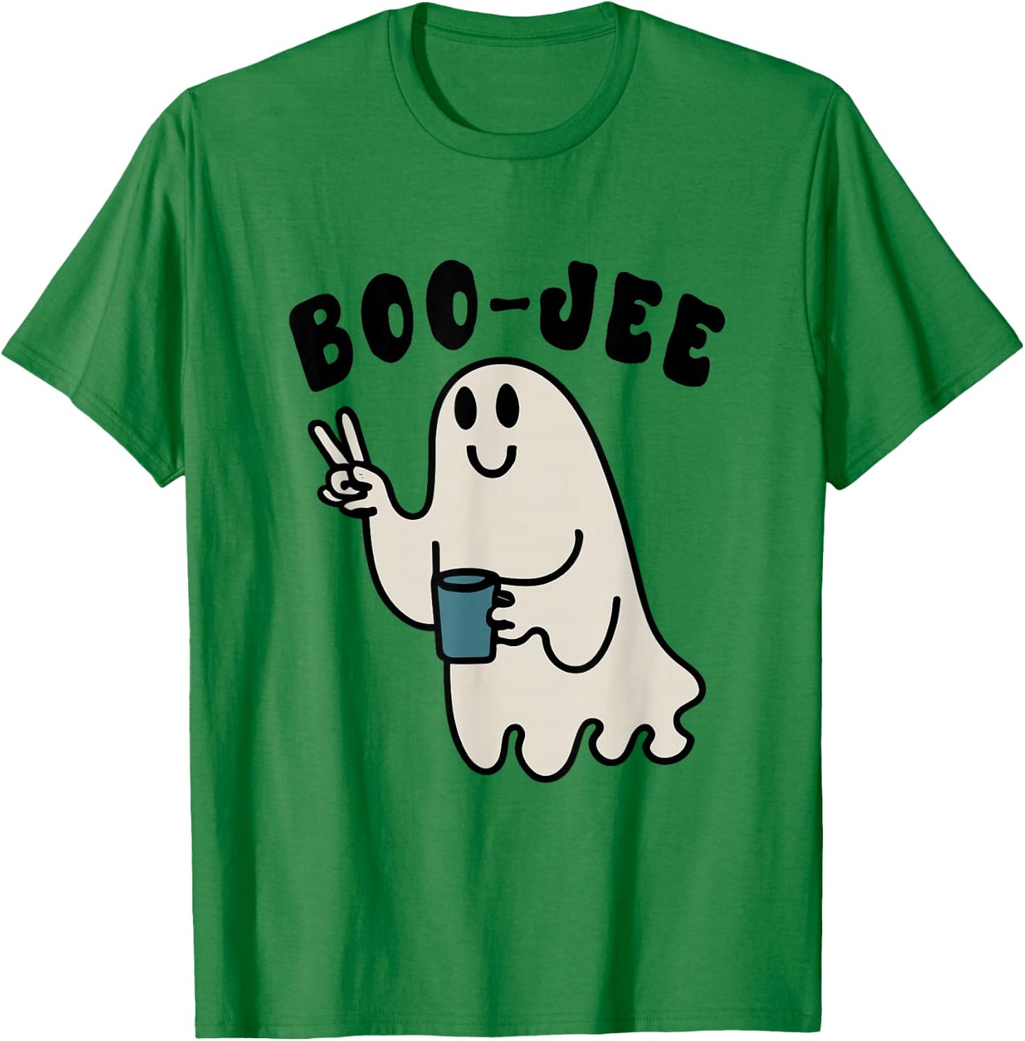 Boo Jee - Boo Ghost T-Shirt - T-Shirt | Irish Green