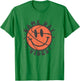 Game Day Vibes Groovy Retro Happy Face Basketball Fan Lover T-Shirt - T-Shirt | Irish Green