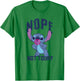 Disney Lilo & Stitch Nope Not Today Sassy Pose Chest Logo T-Shirt - T-Shirt | Irish Green