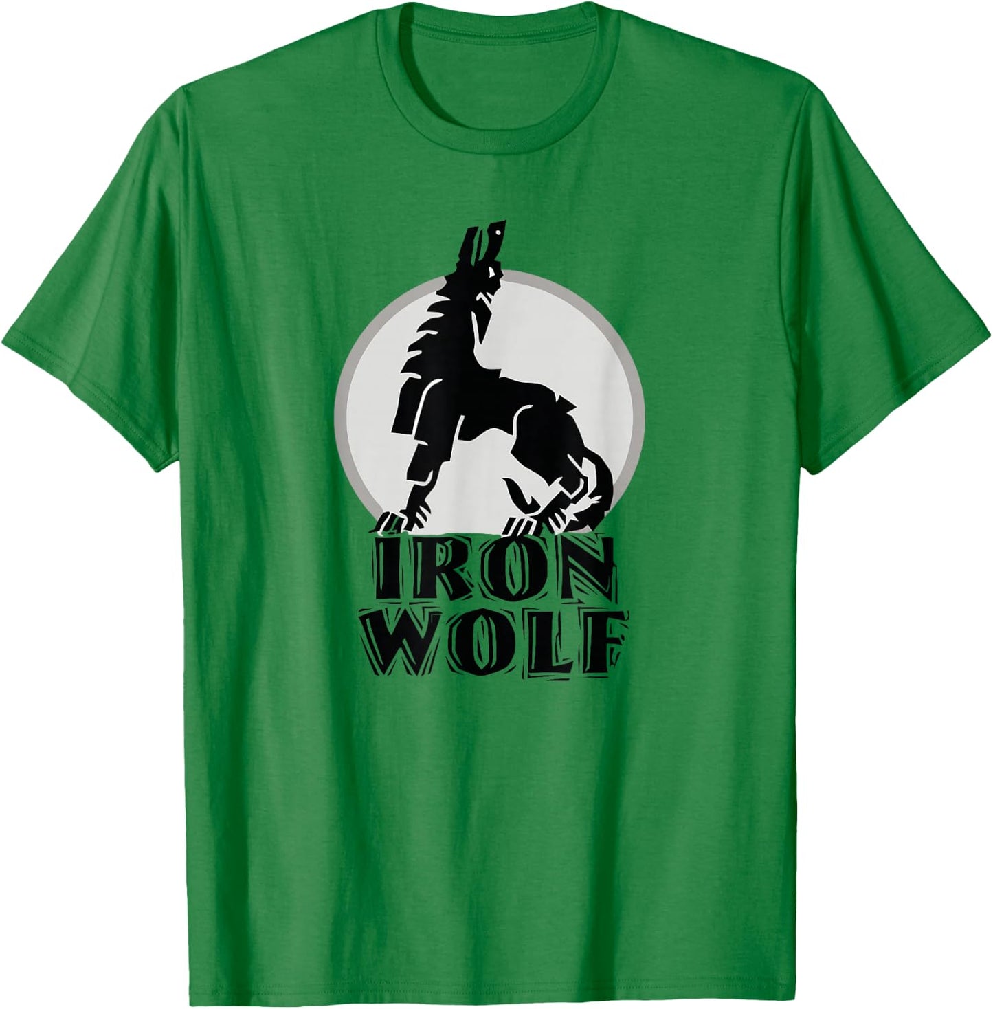 Iron Wolf LT by Lithuania Strong T-Shirt - T-Shirt | Irish Green