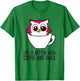 Life Is Better With Coffee And Owls T-Shirt - T-Shirt | Irish Green