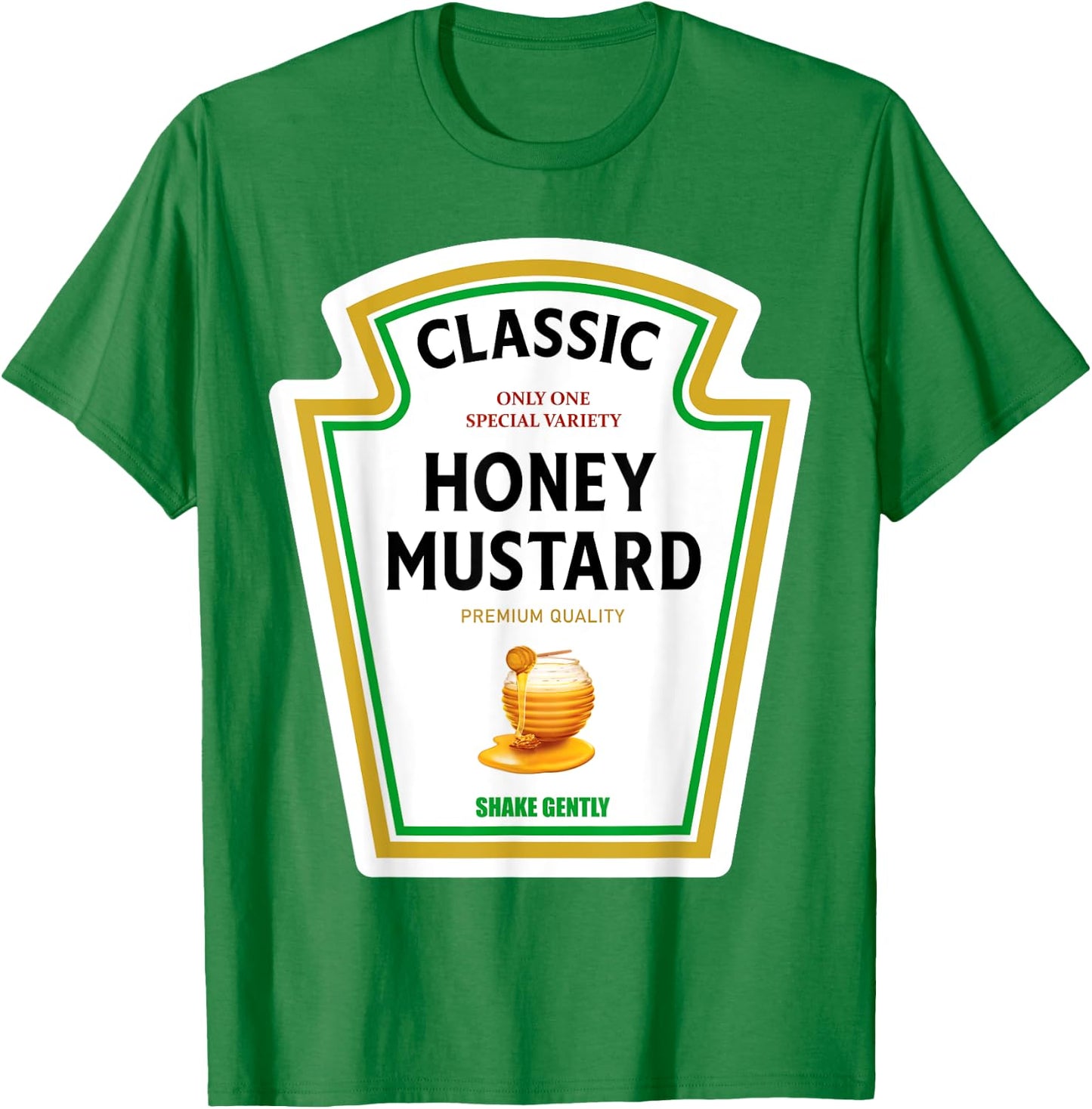 Honey Mustard Halloween 2024 Costume Family Matching Ketchup T-Shirt - T-Shirt | Irish Green