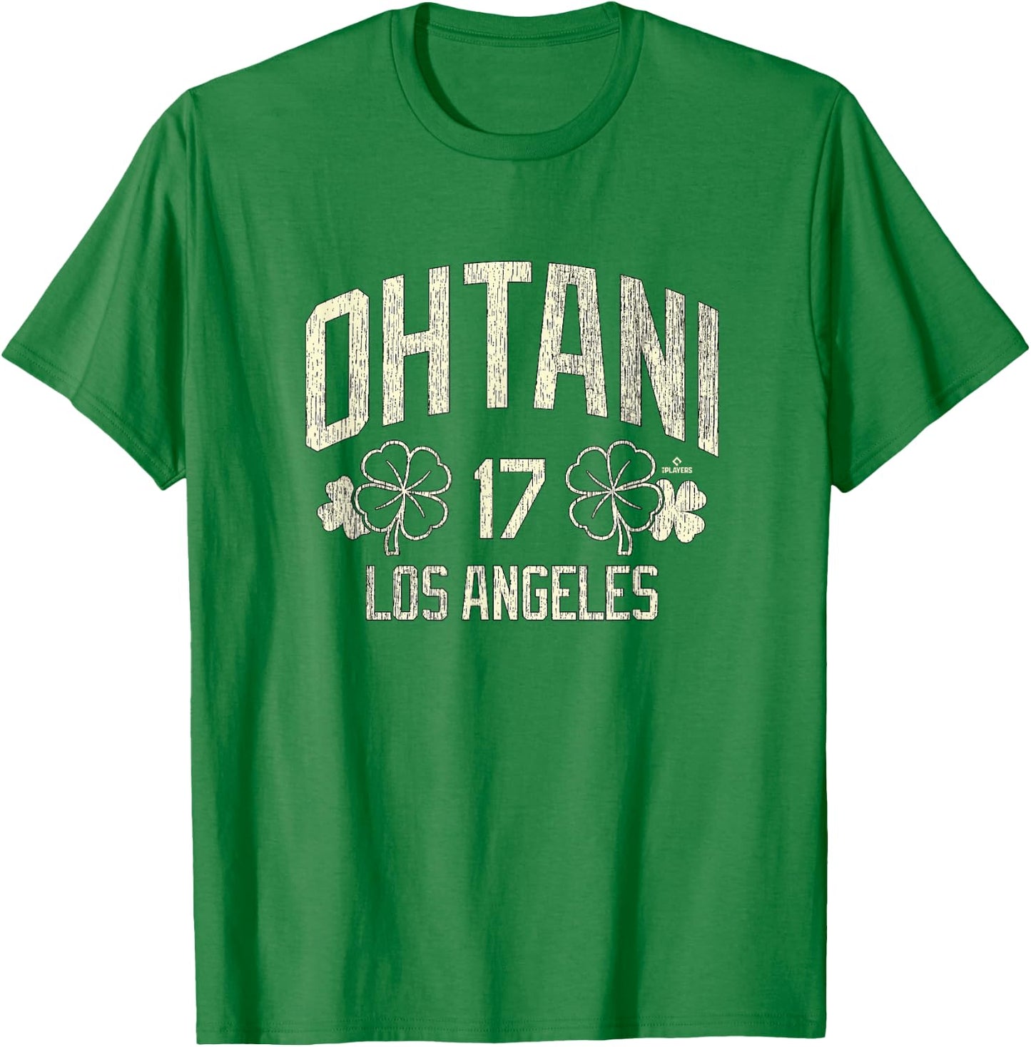 Shohei Ohtani Los Angeles Baseball St. Patrick's Clover T-Shirt - T-Shirt | Irish Green
