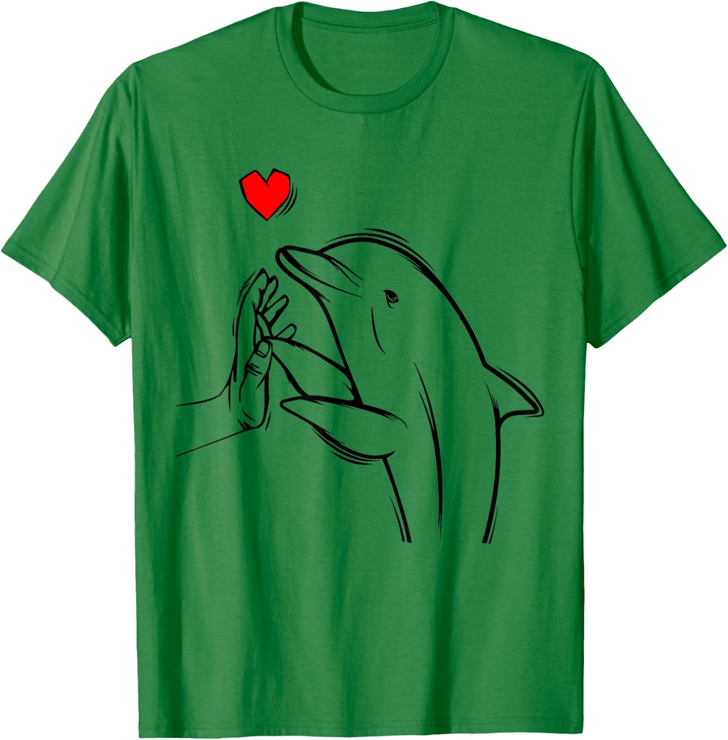 Dolphin Women's/Children's/Girls' Dolphins T-Shirt - T-Shirt | Irish Green