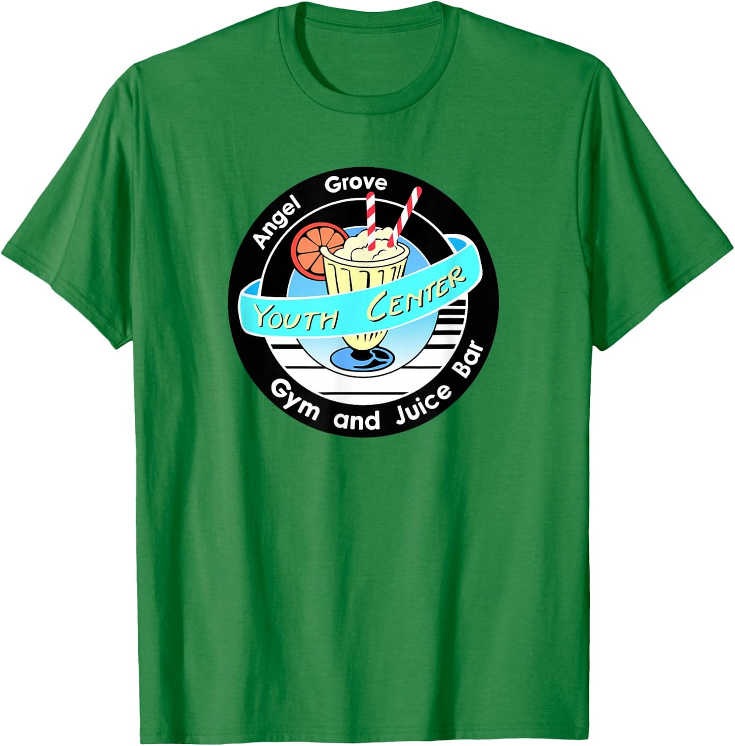 Angel Grove Youth Center Gym and Juice Bar T-Shirt - T-Shirt | Irish Green