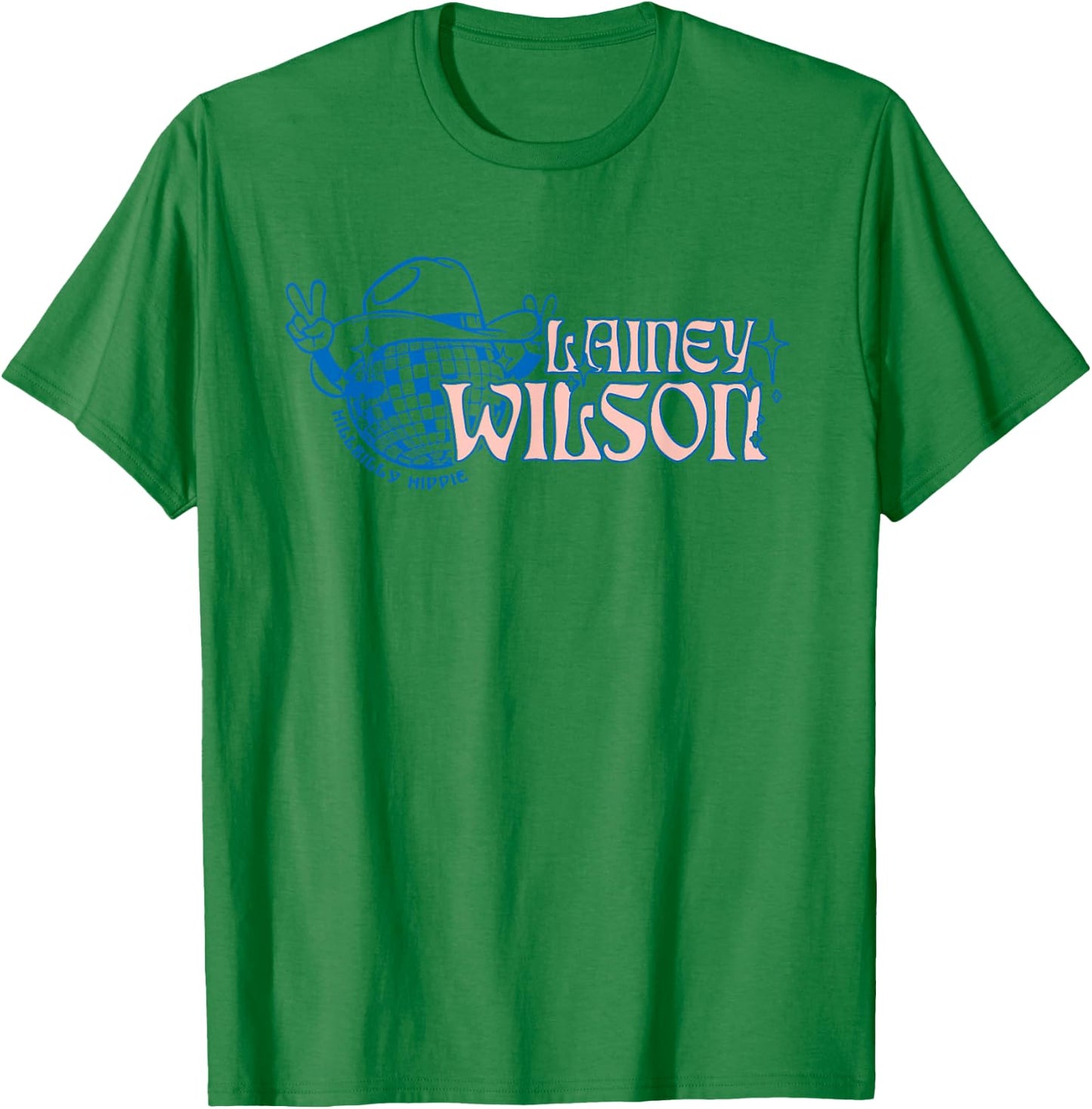 Lainey Wilson - Hillbilly Hippie T-Shirt - T-Shirt | Irish Green