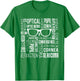 Optometry Ophthalmology WordArt Eye Doctor Surgeon Optician T-Shirt - T-Shirt | Irish Green