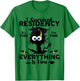 I Survived Residency Black Cat Residency Graduation Doctors Women Girls Kids T-Shirt - T-Shirt | Irish Green
