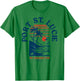 Port St. Lucie Florida Retro Surfer Vintage Beach T-Shirt - T-Shirt | Irish Green