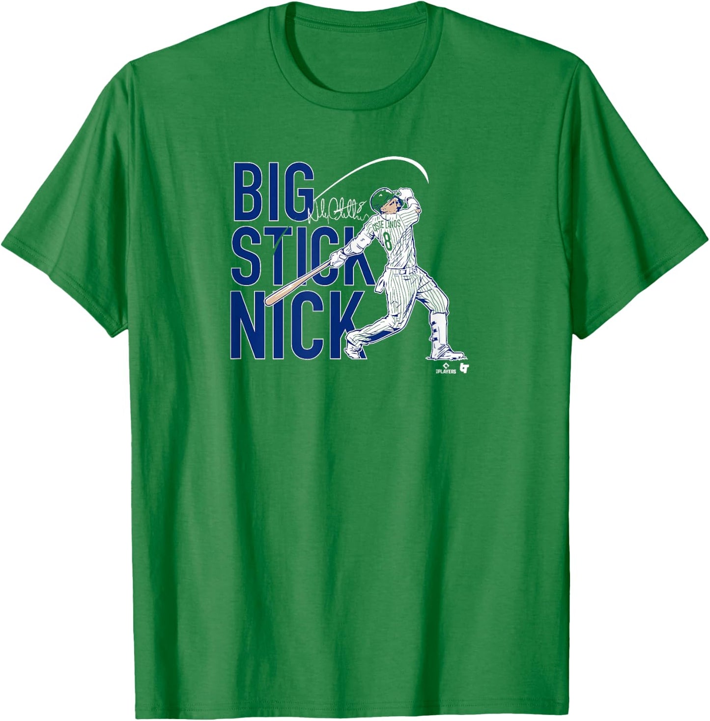 Nick Castellanos - Big Stick Nick - Philadelphia Baseball T-Shirt - T-Shirt | Irish Green