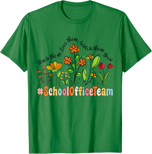 School Office Team Appreciation Week Back to School T-Shirt - T-Shirt | Irish Green